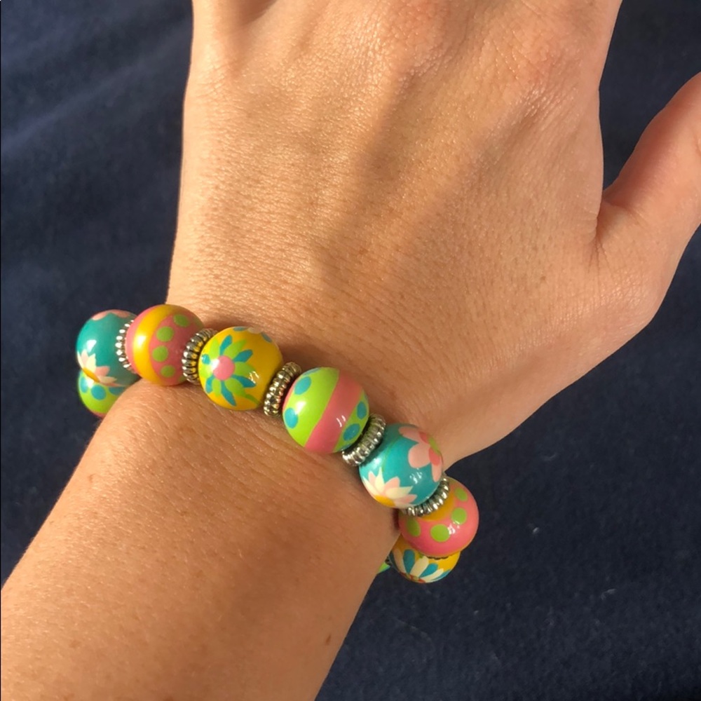 Angela Moore Hand-Painted Bracelet